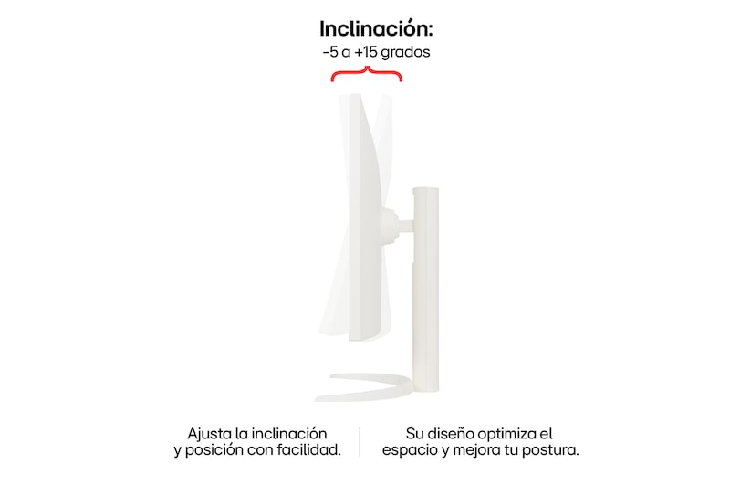 Movimiento de abajo hacia arriba Monitor 32sr75u